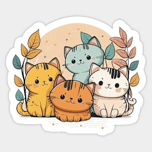 Cats Are My Spirit Animal Sticker